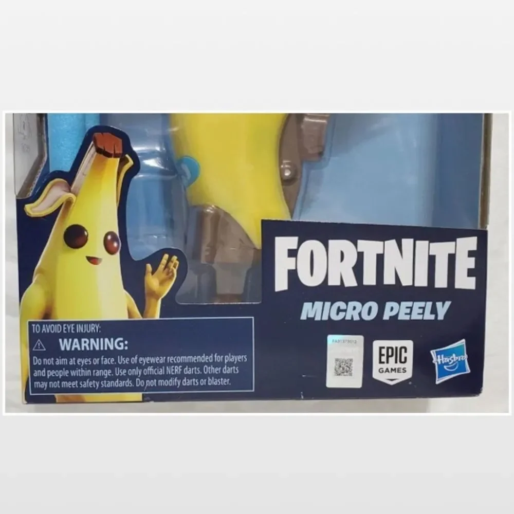 New Hasbro Nerf Toy Gun Fortnite Micro Peely Banana Yellow Kid Dart Blaster NWT